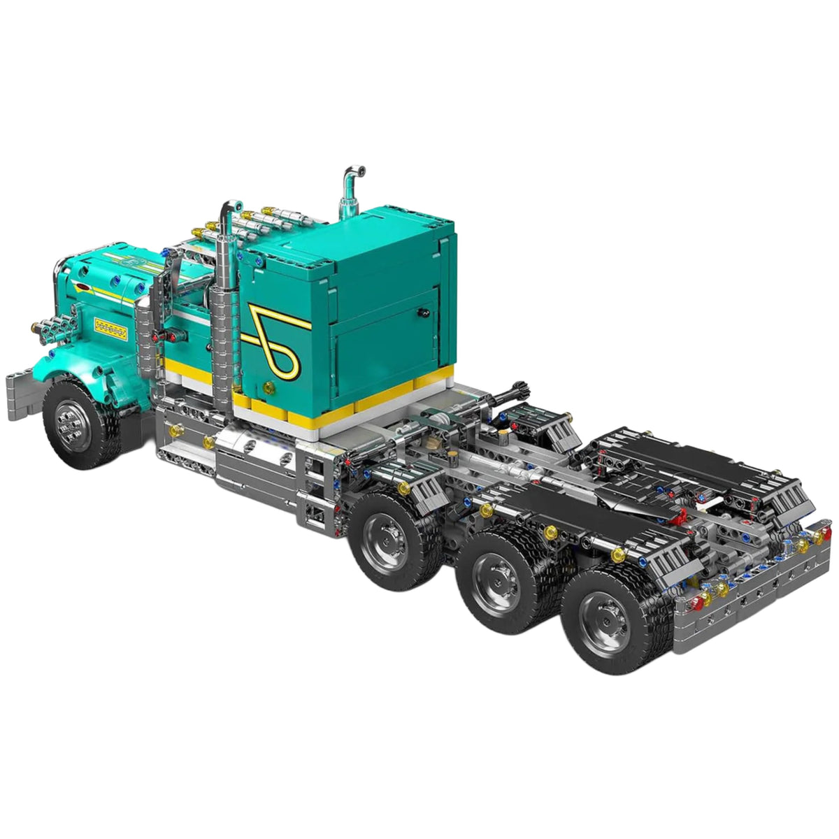 Trilumity Motorized Building Block Set: Remote Controlled Peter American Truck | 2064Piece