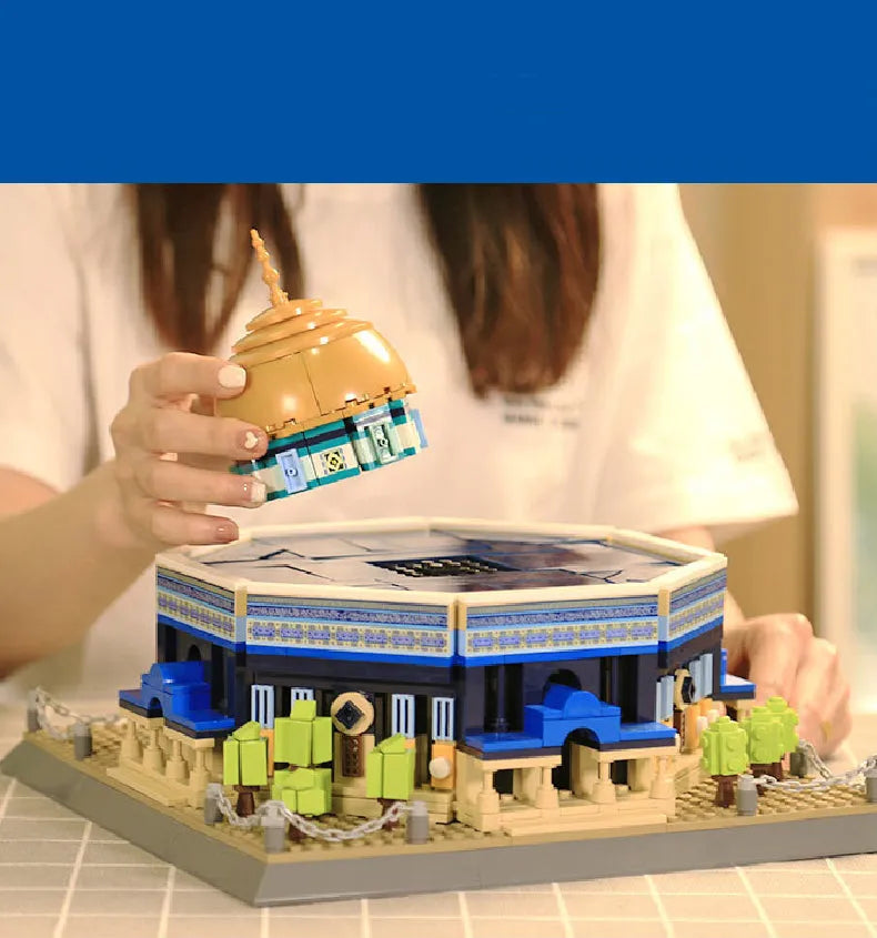 Wange Building Block Set: Jerusalem Dome Of The Rock, Model 5243