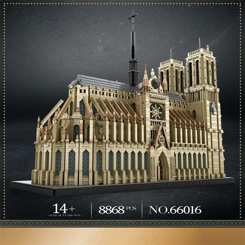 Reobrix Building Block Set: Cathedral Of Notre Dame, Model R66016