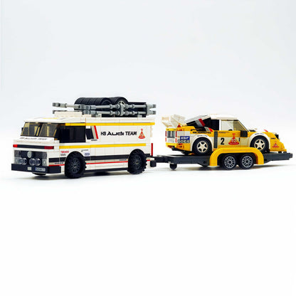 Trilumity Officially Licensed HB Audi WRC Team Building Block Set, 1:18 Scale, 1,362-Piece