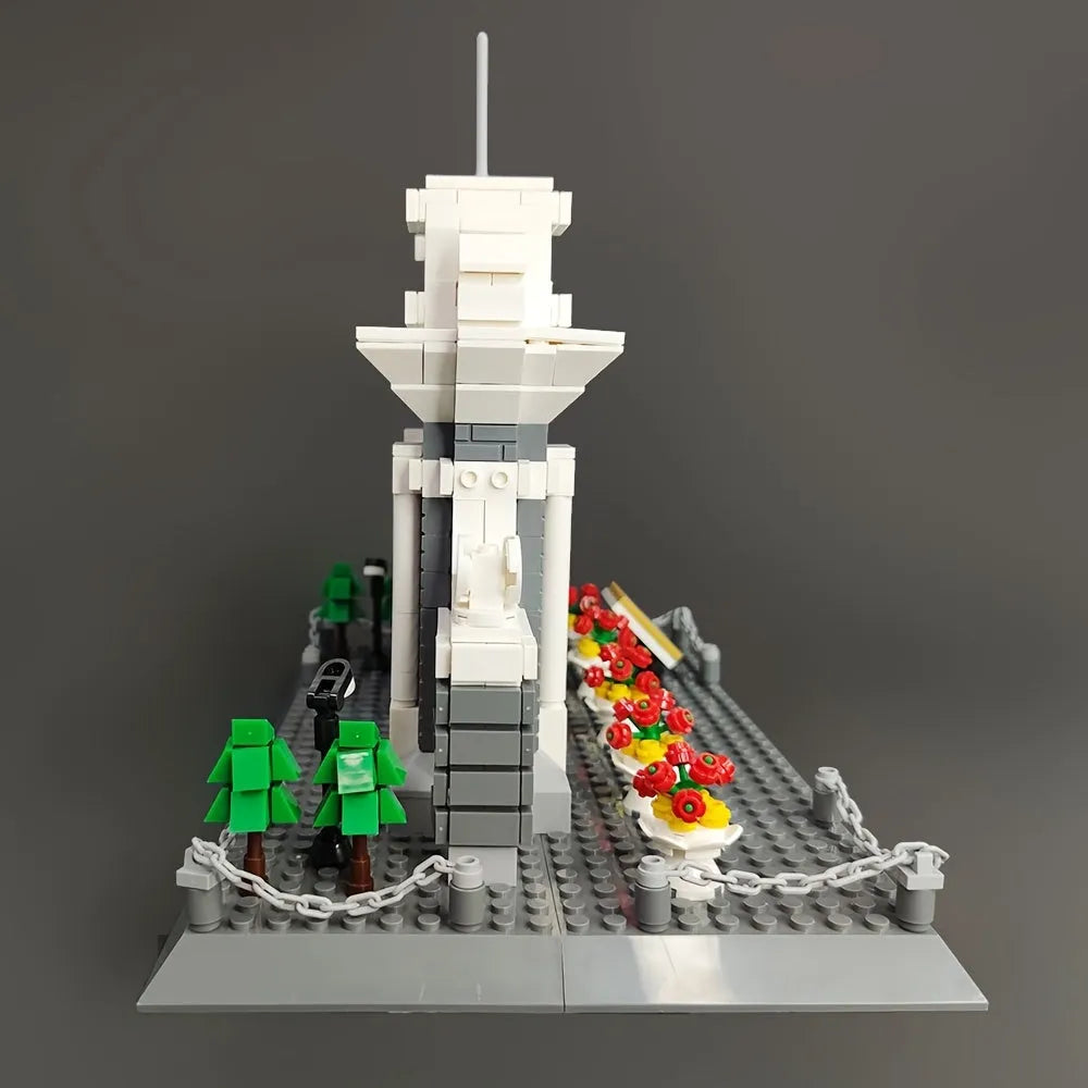 Wange Building Block Set: China Beijing Tsinghua Campus, Model 4223