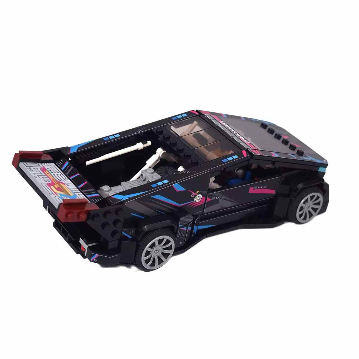 Trilumity Building Block Set: 1:24 Cybertruck | Includes a Complete Set of Stickers (488Piece)