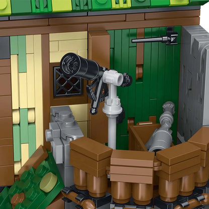MORK MOC Building Block Set: Medieval Tavern, Model 033033
