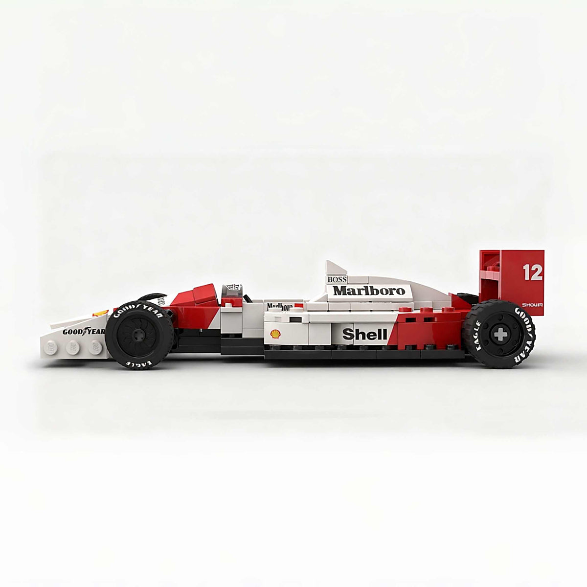 Trilumity MOC Building Block Set: Woking Hypercar Mp4 F1 Car | Includes a complete set of stickers | 198Piece (MOC-59664)