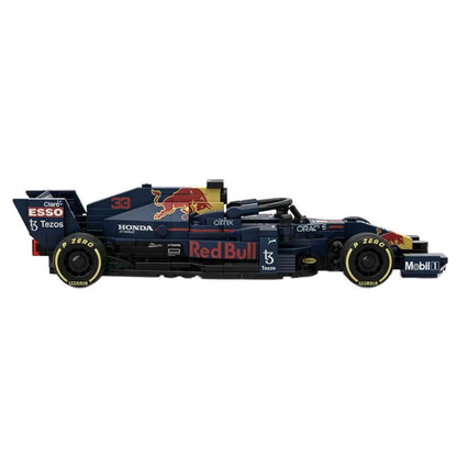 Trilumity Building Block Set: 1:24 Red Bull Rb16b F1 Car | Includes a Complete Set of Stickers (255Piece)
