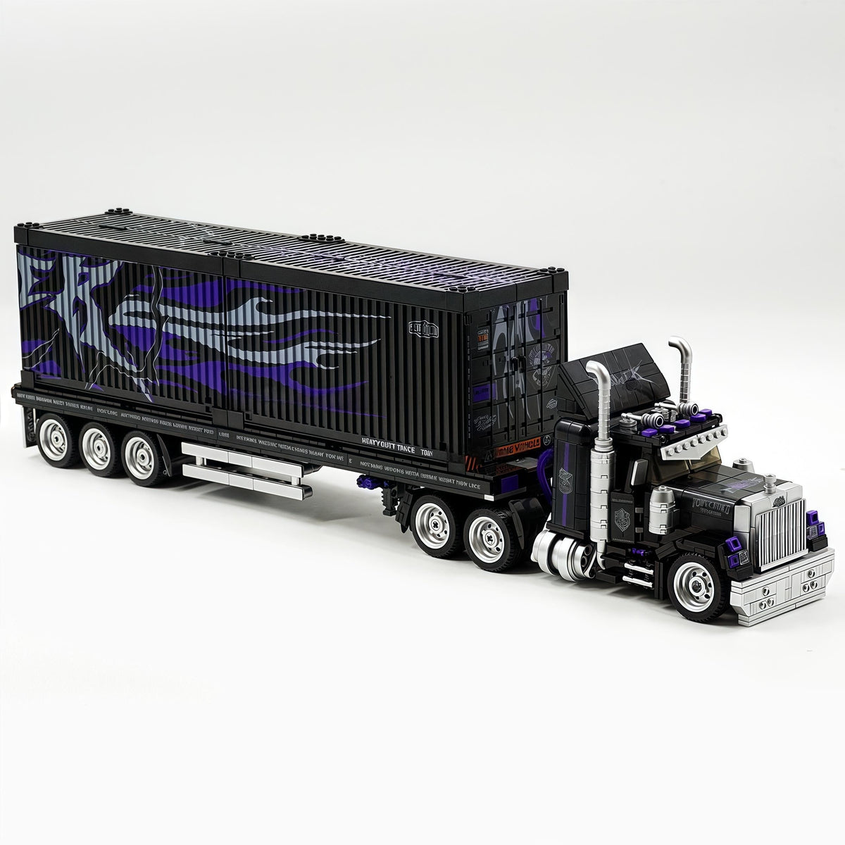 Trilumity Building Block Set: American Retro Gmc Heavy Truck – Spirit of the Open Road (1500+-Piece | 69cm)