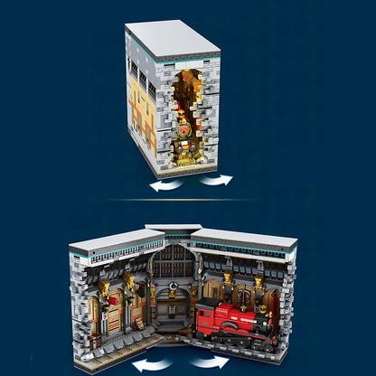 Reobrix MOC Building Block Set: Harry Potter MOC Movie Magic Station, Model RE66031