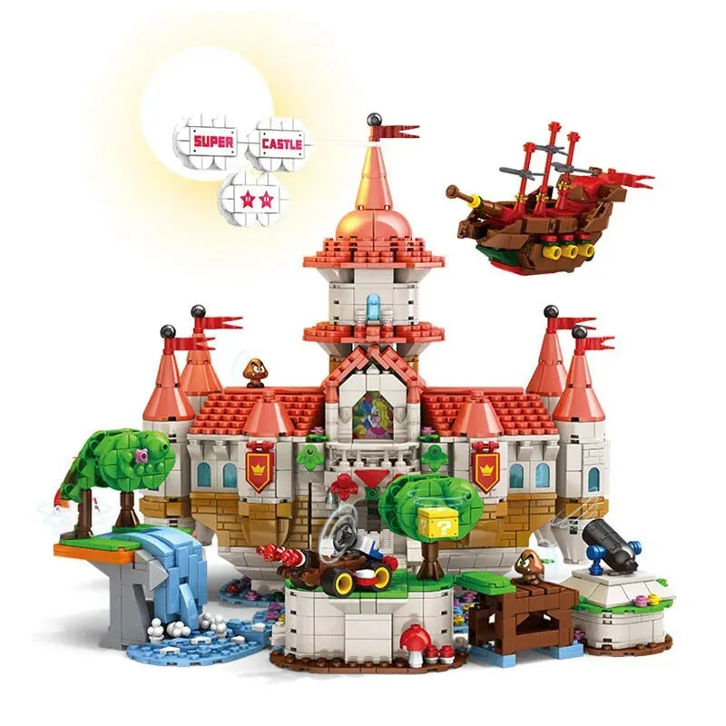 MOC Building Block Set: Movie Creator Expert Super Mario Castle