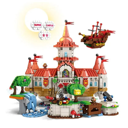 MOC Building Block Set: Movie Creator Expert Super Mario Castle
