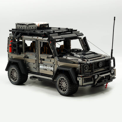 Trilumity Motorized Building Block Set: 1: 8 Mercedes Benz G 500, Ultimate Maneuver Control Off-Road | Electroplating Gun Gray Custom