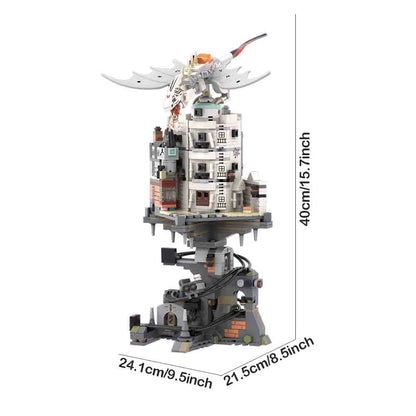JieStar Building Block Set: Movie Expert Harry Potter Gringotts Ghost Castle, Model JD026