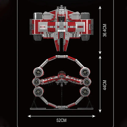 Mould King MOC Building Block Set: Star Wars MOC Interstellar Ring Fighter, Model MK21047