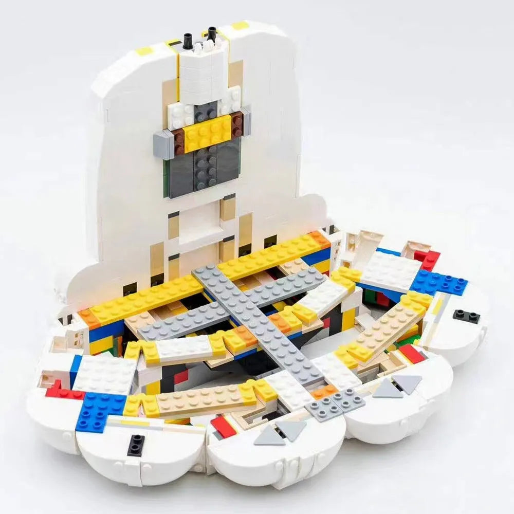 MOC Building Block Set: Little Mermaid Royal Clamshell, Model 68009