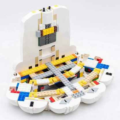 MOC Building Block Set: Little Mermaid Royal Clamshell, Model 68009