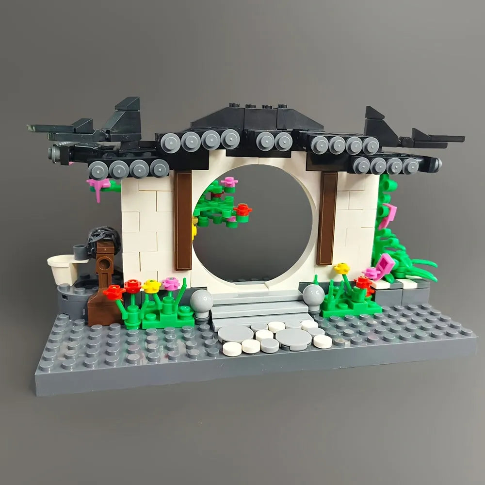 Wange MOC Building Block Set: Huizhou Architecture Arch, Model 3314