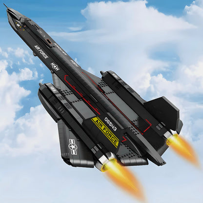 Trilumity SR-71 Blackbird Building Block Set, 1,778-Piece