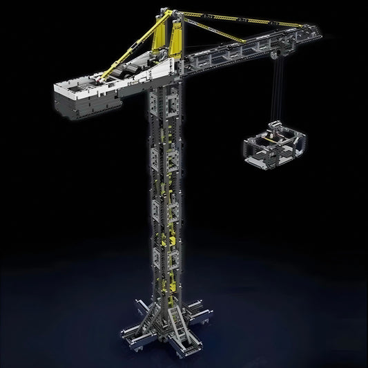 Trilumity 98Cm Tower Crane Building Block Set, Remote Control, 1,796-Piece