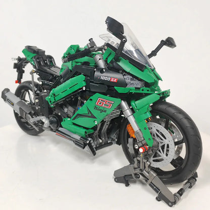 JieStar MOC Building Block Set: Kawasaki NINJA 1000SX Motorcycle, Model 58053