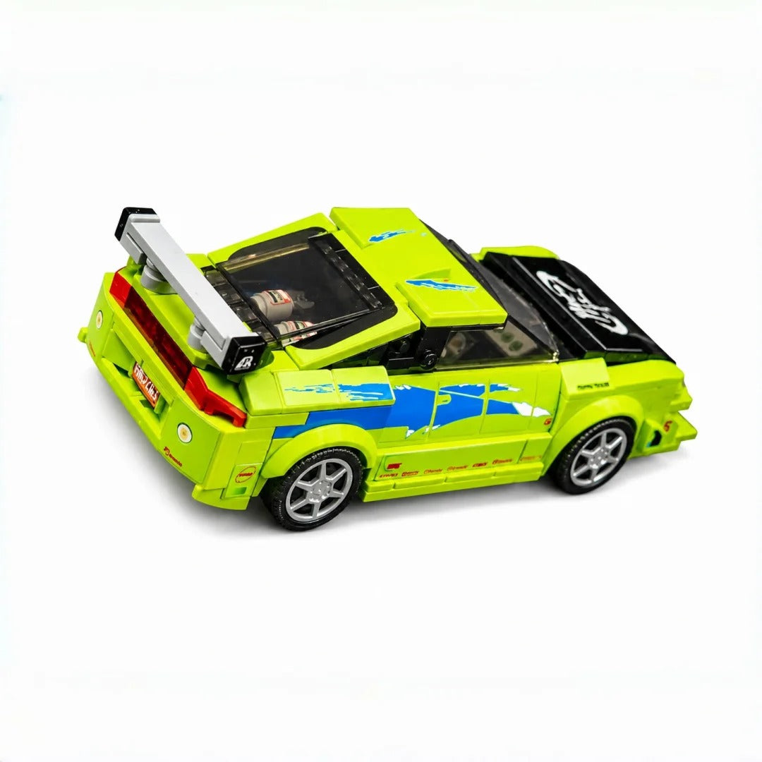 Trilumity Building Block Set: 1995 Mitsubishi Eclipse | Includes A Complete Set of Stickers| 459Piece