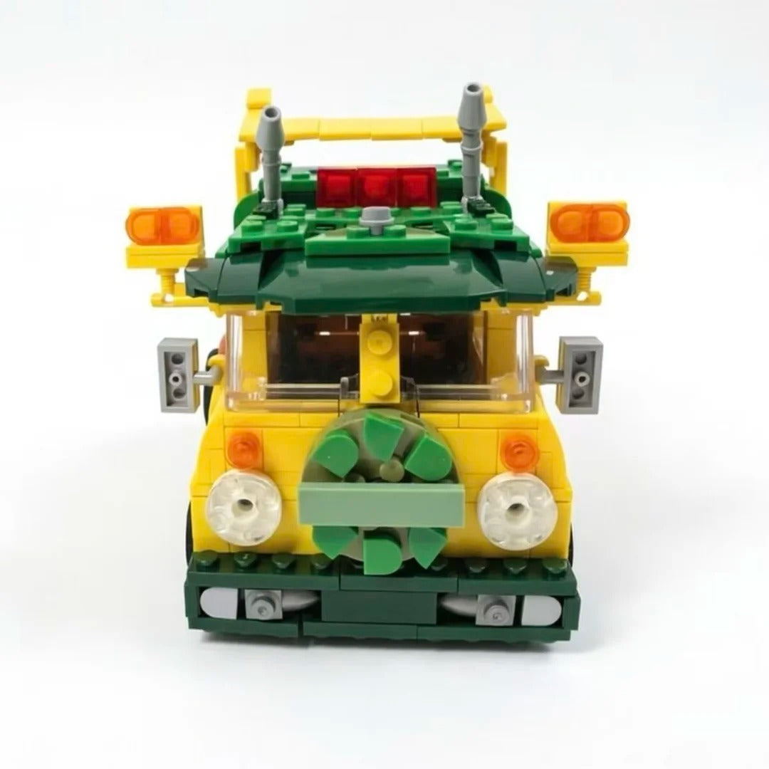 Trilumity MOC Building Block Set: Turtle Van Party Wagon | MOC-125660 | 491Piece