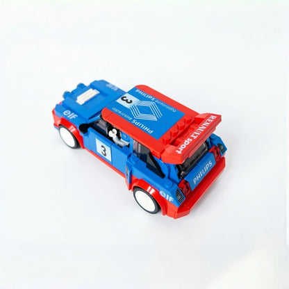 Trilumity Building Block Set: Renault 5 Maxi Turbo | 396Piece | 1980s Rally Cars Speed Champions