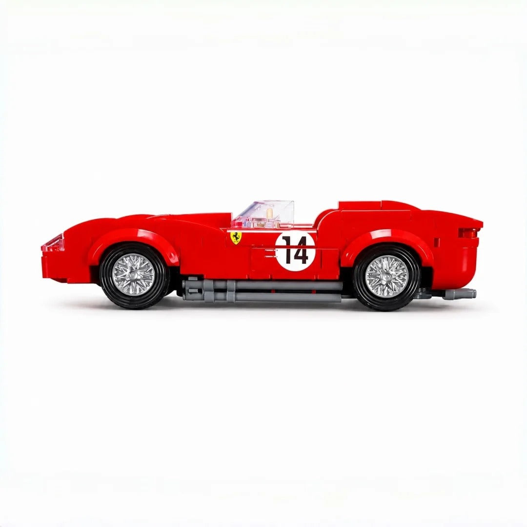 Trilumity Building Block Set: Red Hypercar 250 | Classic 1958 Legendary Racing Car | 291Piece