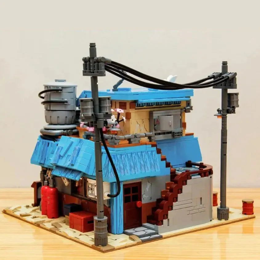MOC Building Block Set: Movie Expert Japanese Noodle Shop House, Model 20509