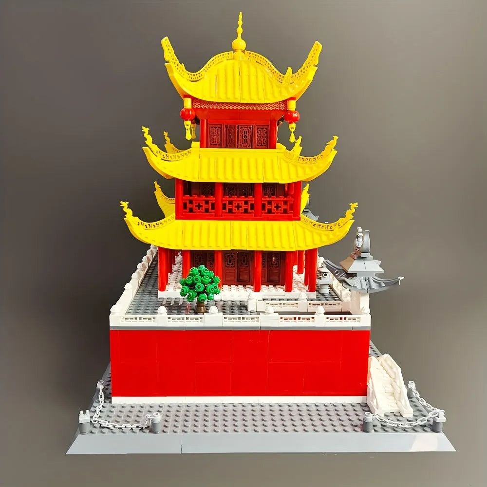 Wange MOC Building Block Set: China Yueyang Tower, Model 7211