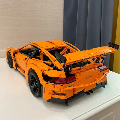 MOC Building Block Set: Porsche 911 GT3 RS Racing Car, Model 20001