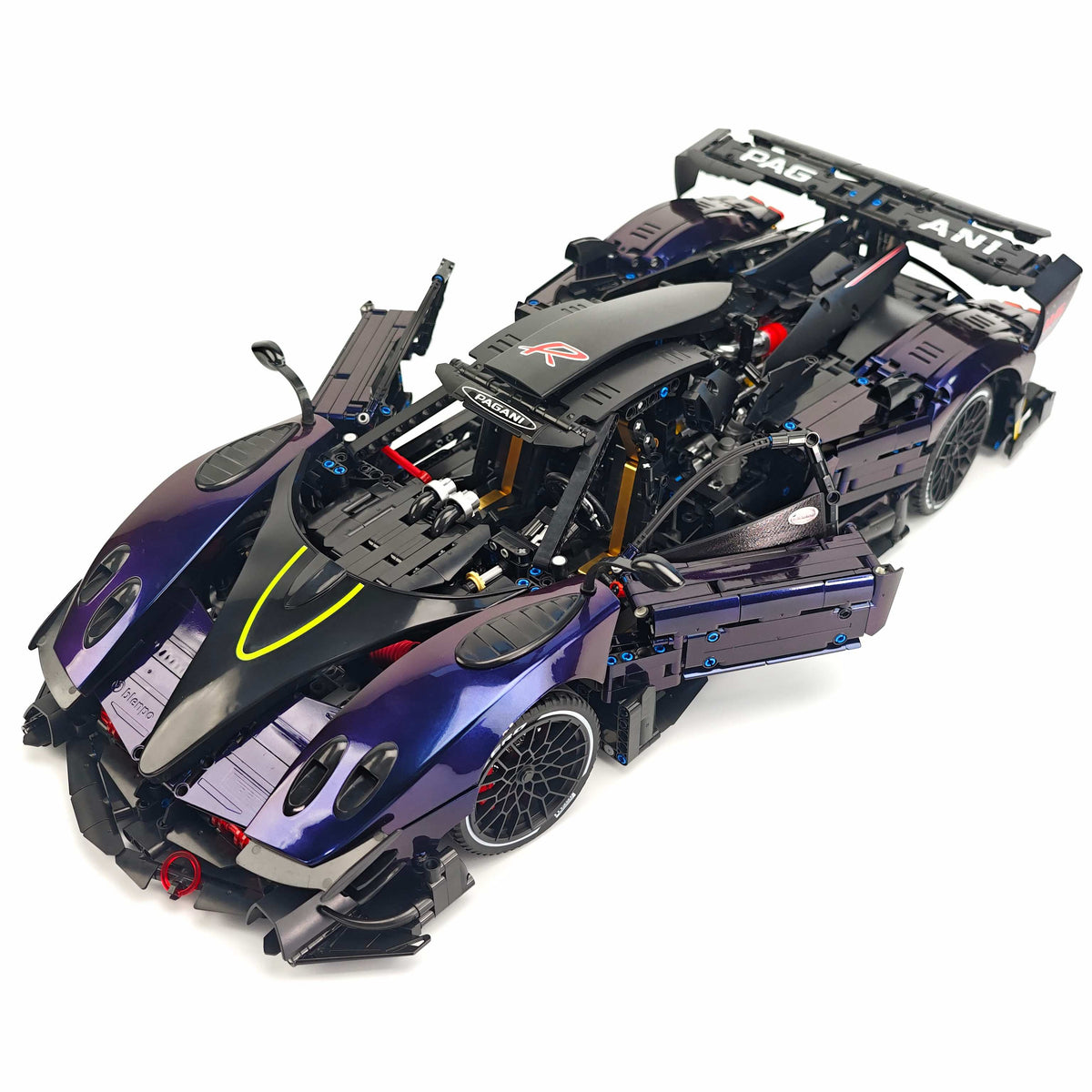 Trilumity Building Block Set: 1:8 Pagani Zonda R | Chameleon Metallic Paint Italian Hypercar (3300+-Piece)