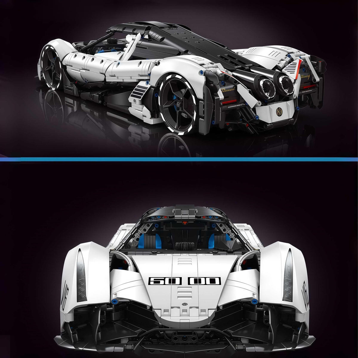 Trilumity Building Block Set: 1:8 Devel Sixteen V16 | Officially Licensed (4016Piece)