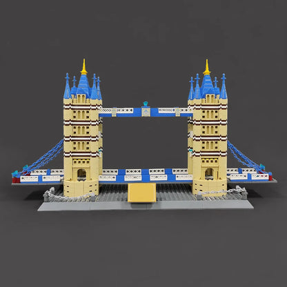 Wange MOC Building Block Set: London Tower Bridge, Model 5215