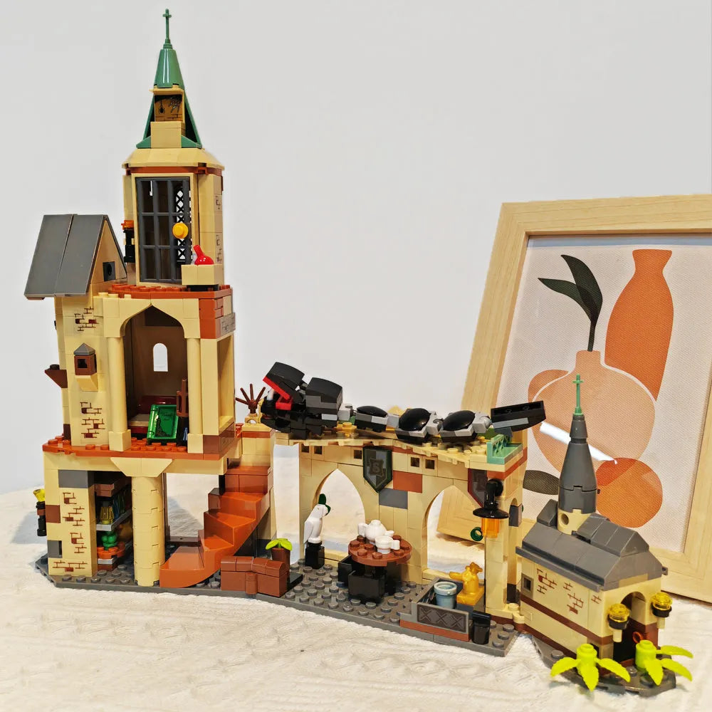 JieStar MOC Building Block Set: Harry Potter MOC Magic Courtyard, Model JJ9024