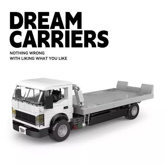 Trilumity Building Block Set: 1: 32 Flatbed Truck, Can be used with Ae86 (482-Piece)
