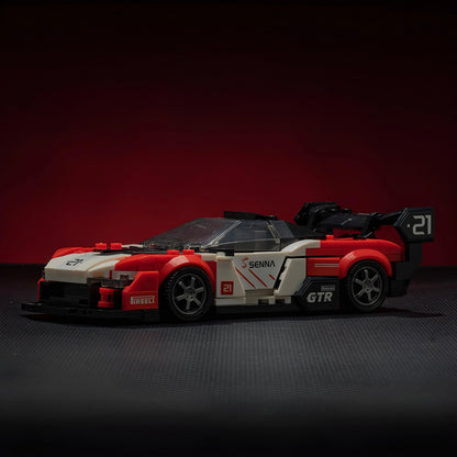 Trilumity Building Block Set: 1: 24 British Track Focus GTR (347-Piece)