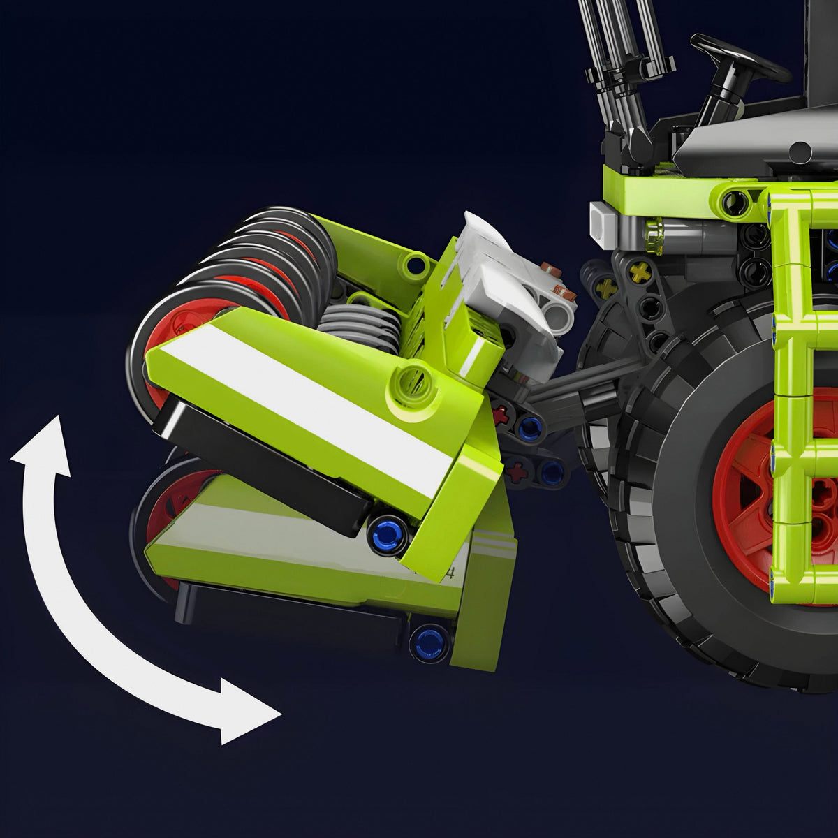 Trilumity Combine Harvester Building Block Set, Remote Control, 1,268-Piece