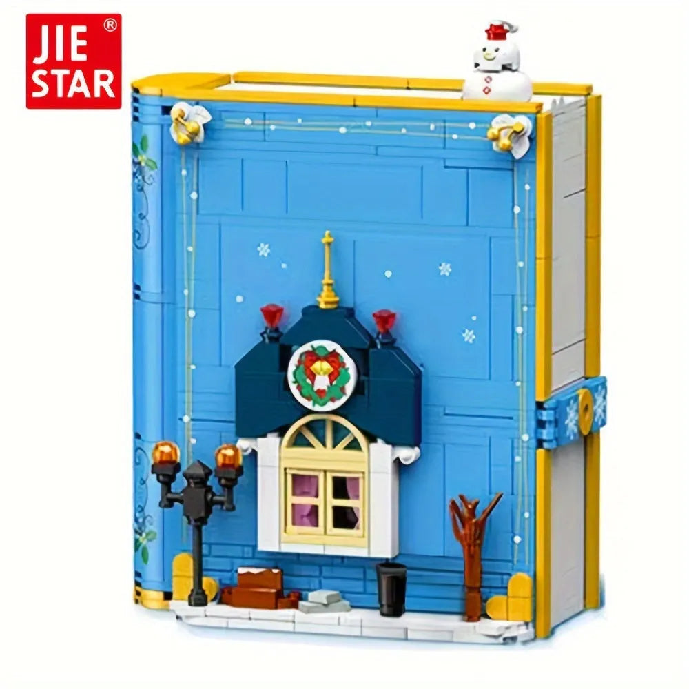 JieStar Building Block Set: Little Match 3D Book, Model JJ9053