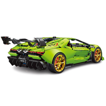 Trilumity Building Block Set: 1:6 Italian Bull Jota V12 Hypercar | The Largest Ever Car Model (6628-Piece)