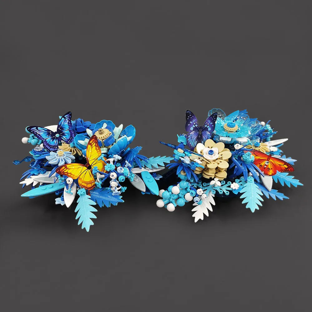 JieStar Building Block Set: Dried Flower Decoration, Model JJ9045