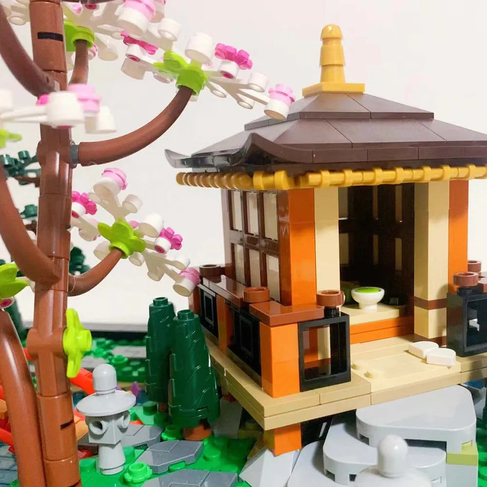 MOC Building Block Set: Tranquil Garden, Model 4488