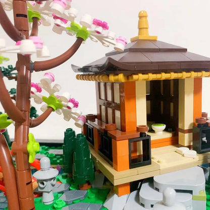 MOC Building Block Set: Tranquil Garden, Model 4488
