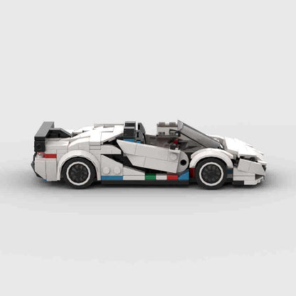 Trilumity MOC Building Block Set: 1:24 Supercar (300+-Piece) | MOC Building Set