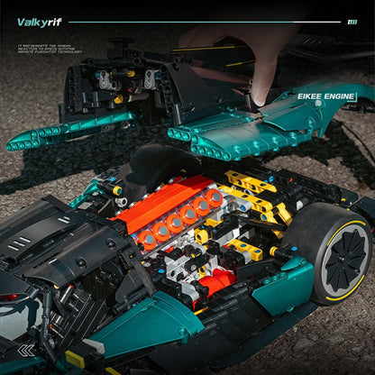 Trilumity Building Block Set: 1: 8 Aston Martin Valkyrie Hypercar (3869-Piece)