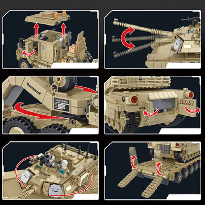 Panlos MOC Building Block Set: M1070 Armored Vehicle, Model 628015