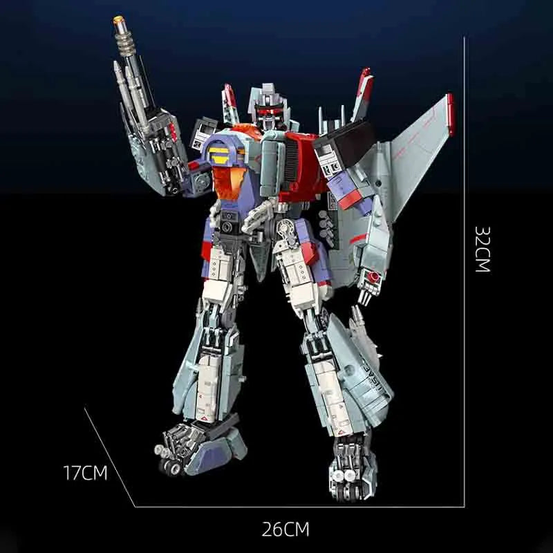JieStar Building Block Set: Super Hero Blitz Wing Mecha Robot Warrior, Model 58047
