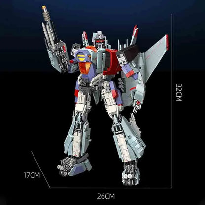 JieStar Building Block Set: Super Hero Blitz Wing Mecha Robot Warrior, Model 58047