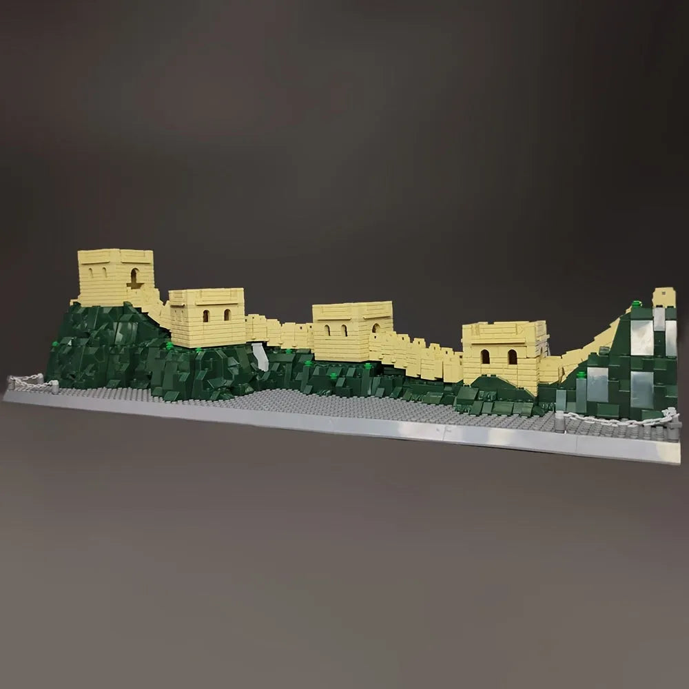 Wange MOC Building Block Set: Great China Wall, Model 6216