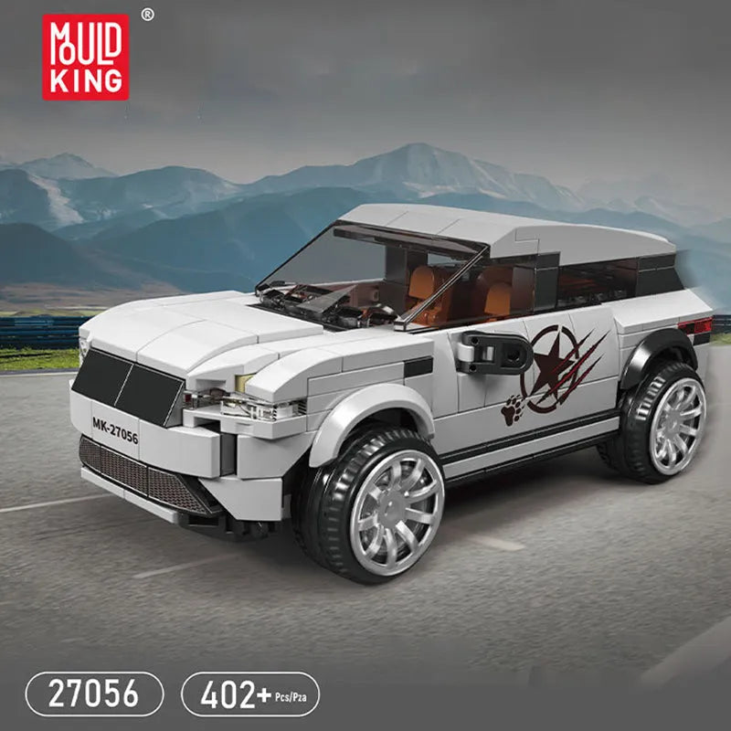 Mould King Building Block Set: Mini Rovar Evoqua Car Champions, Model K27056