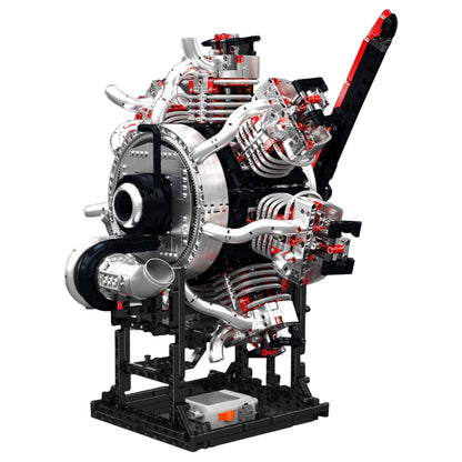 Trilumity Building Block Set: The Ultimate Motorised Radial Aircraft Engine | 3090Piece