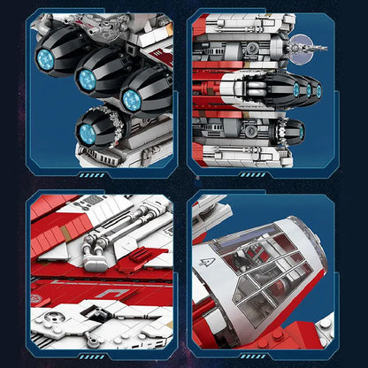 Reobrix MOC Building Block Set: Star Wars MOC UCS T6 Shuttle Spacecraft, Model 99006